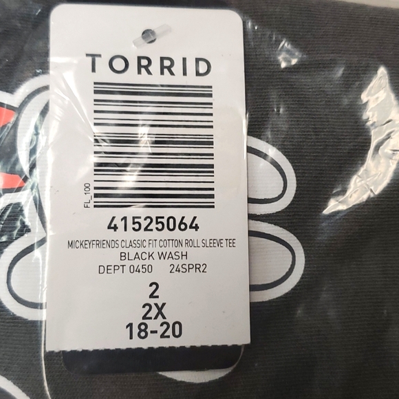 ❤️NWT VINTAGE TORRIID DISNEY COTTON TEE MICKEY MOUSE & FRIENDS TOP PLUS SIZE - Picture 5 of 12